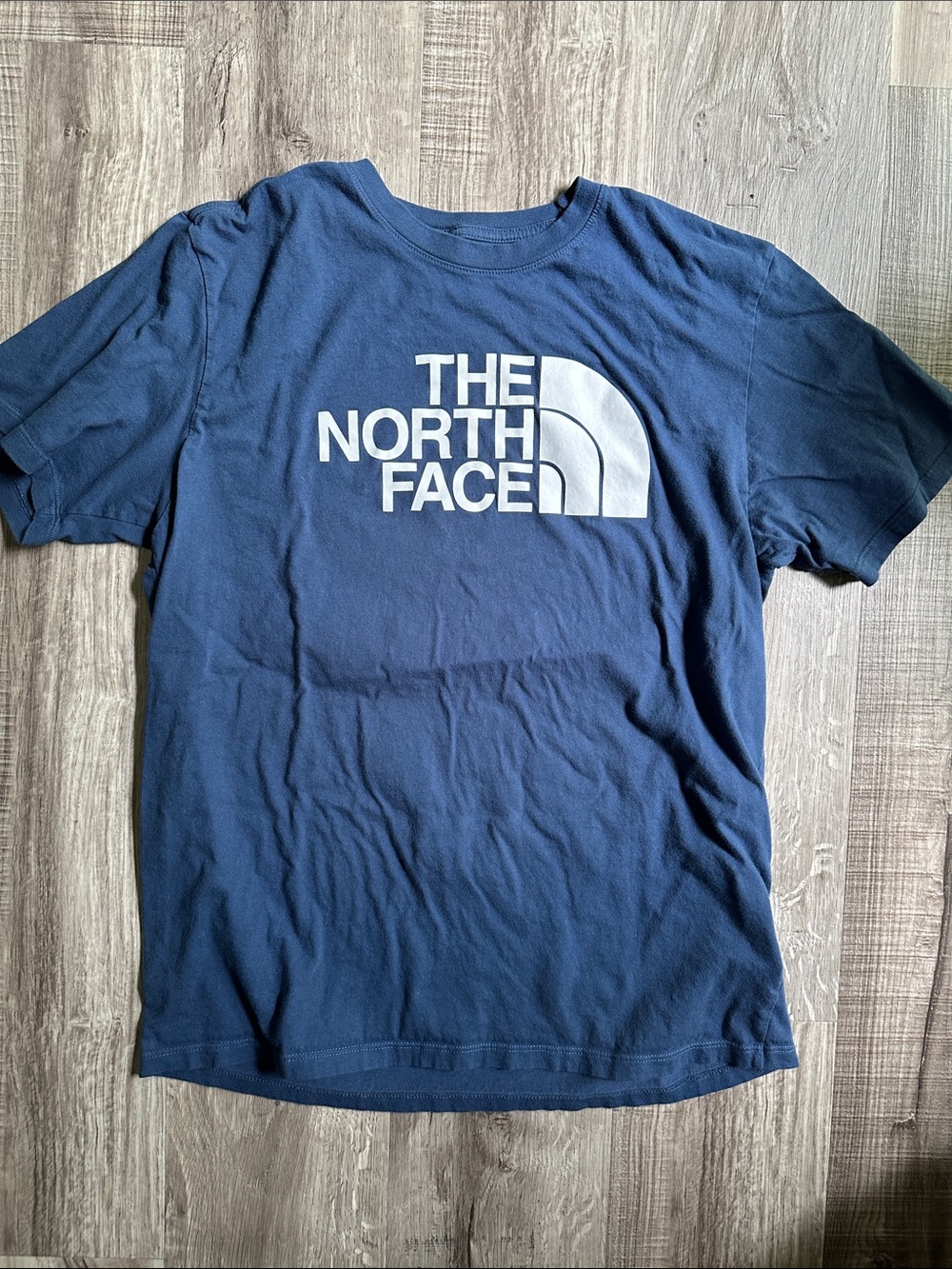 Men’s The North Face Navy Blue Tee with White Logo
